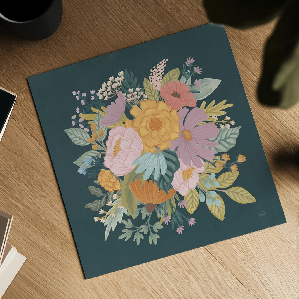 September Sweetness VI by Laura Marshall. Shown as a detailed flat fine art print, highlighting archival giclee quality. Available as an archival giclee rolled canvas, fine art paper, or poster print. SKU 69614a.