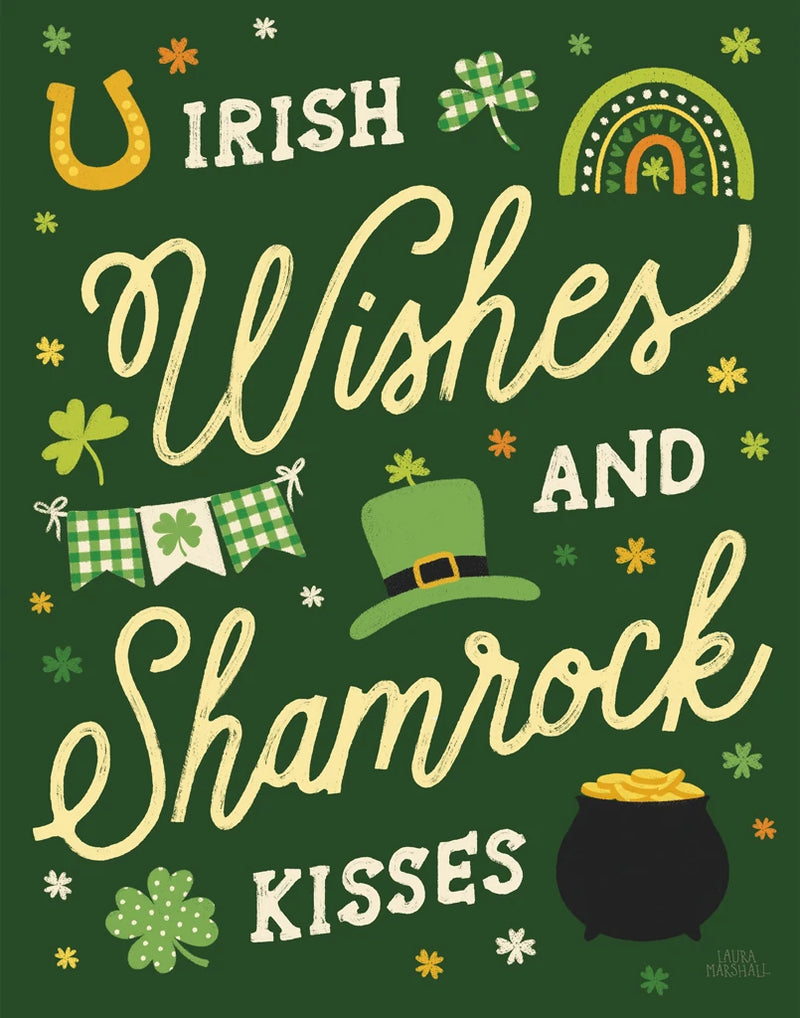 Shamrock Wishes II by Laura Marshall