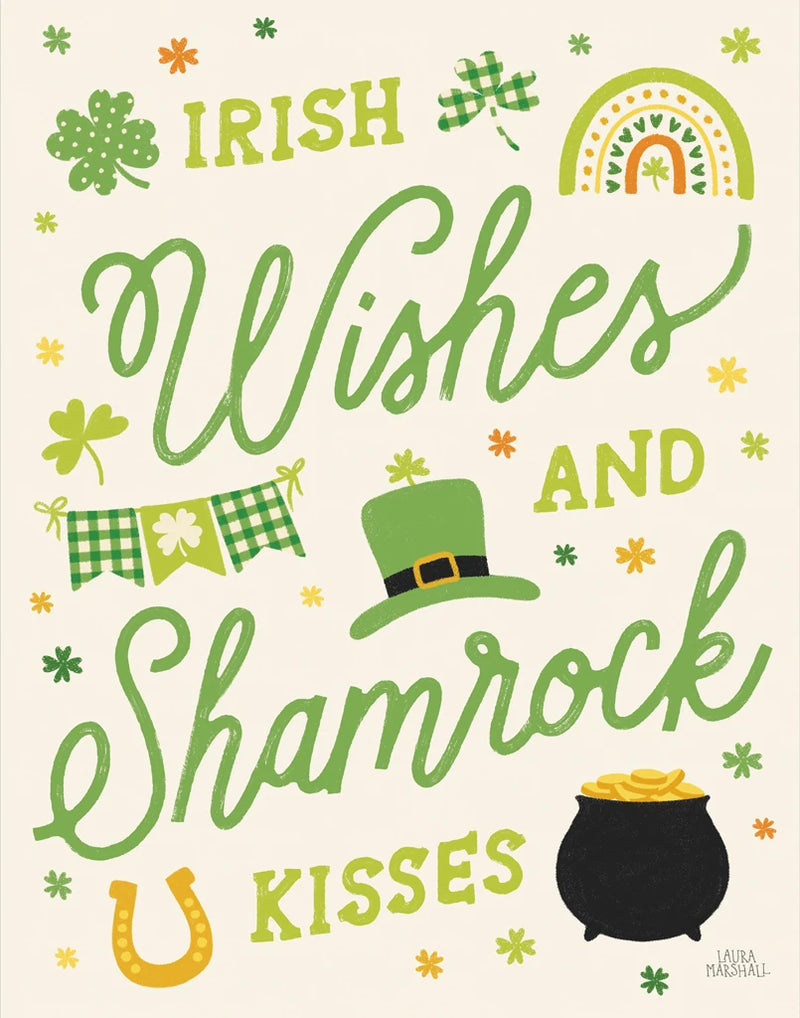 Shamrock Wishes II Light by Laura Marshall