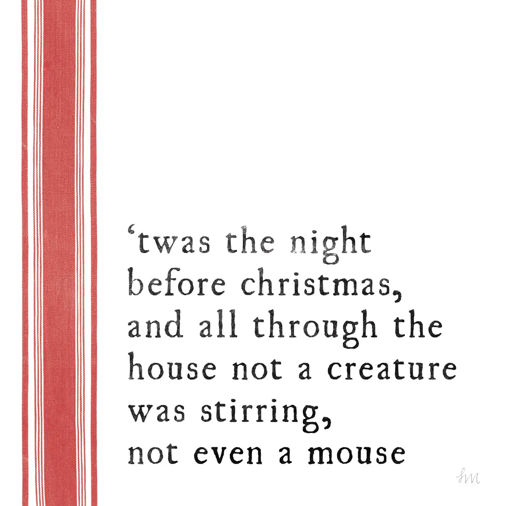 Simple Christmas I by Laura Marshall. SKU 59893a. Archival Giclee Fine art print for wall decor.