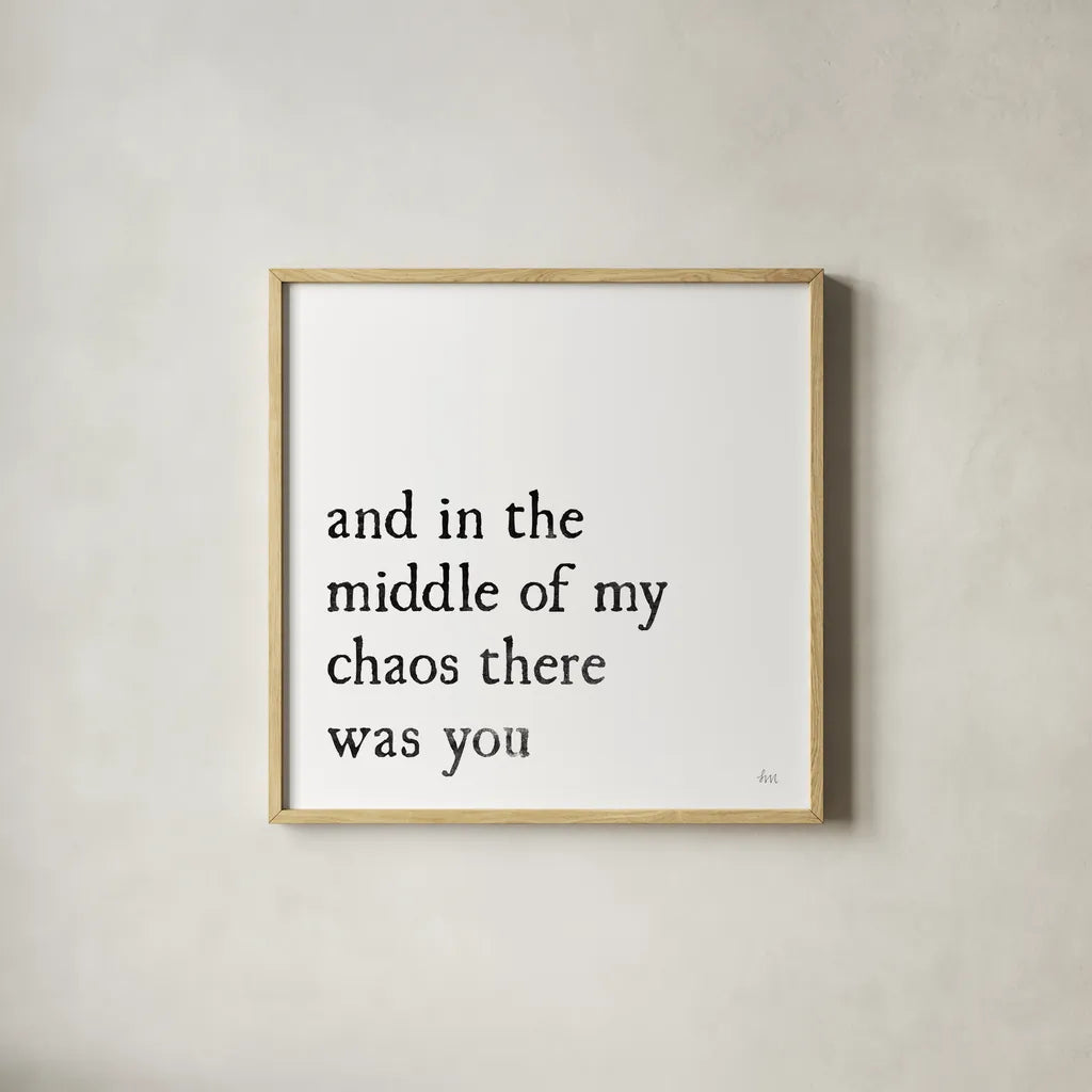 Simple Romance I by Laura Marshall. Shown in a natural wood glass frame for a timeless modern aesthetic. Available as an archival giclee rolled canvas, fine art paper, or poster print. SKU 59791a.