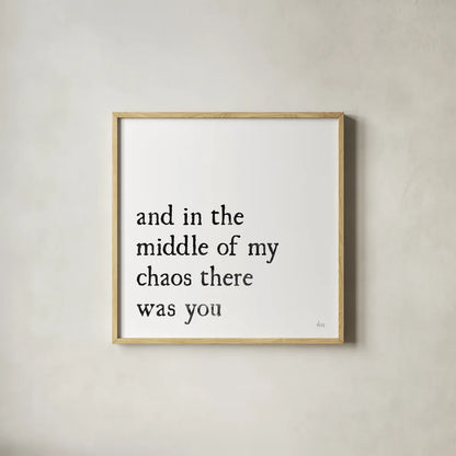 Simple Romance I by Laura Marshall. Shown in a natural wood glass frame for a timeless modern aesthetic. Available as an archival giclee rolled canvas, fine art paper, or poster print. SKU 59791a.