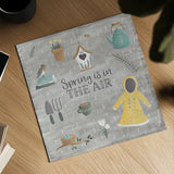 Smitten With Spring I by Laura Marshall. Shown as a detailed flat fine art print, highlighting archival giclee quality. Available as an archival giclee rolled canvas, fine art paper, or poster print. SKU 30825a.
