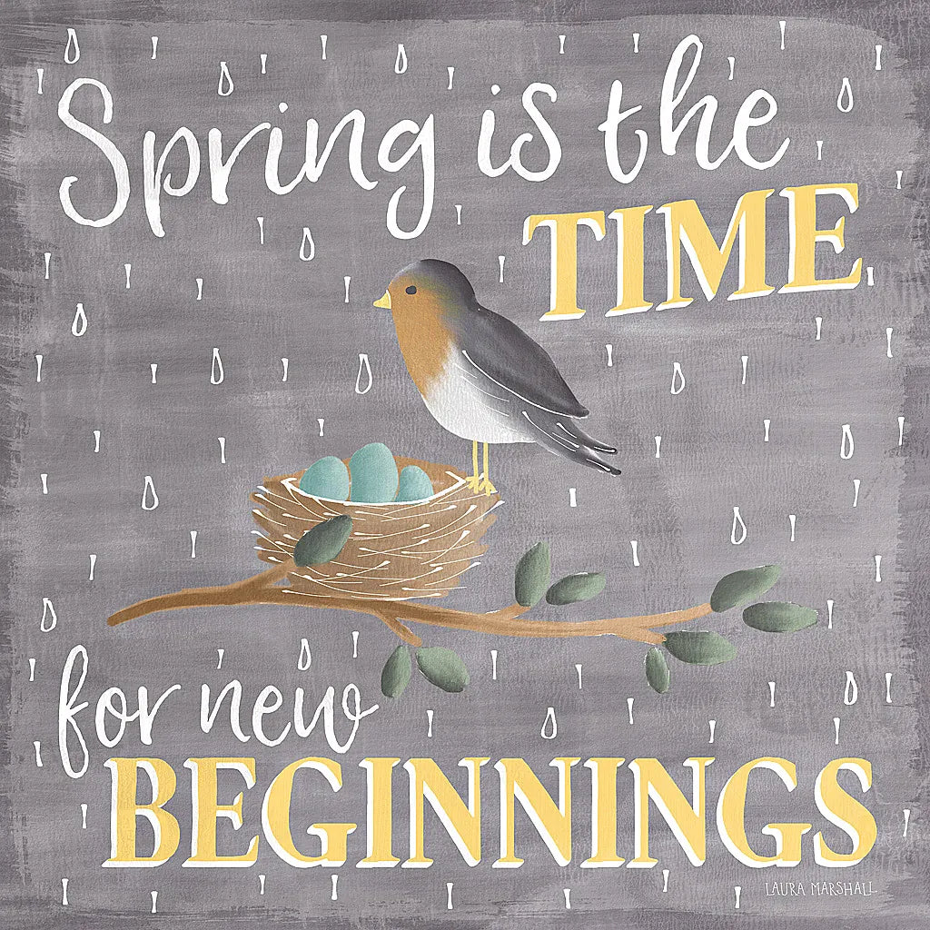 Smitten With Spring V by Laura Marshall. SKU 30829a. Archival Giclee Fine art print for wall decor.