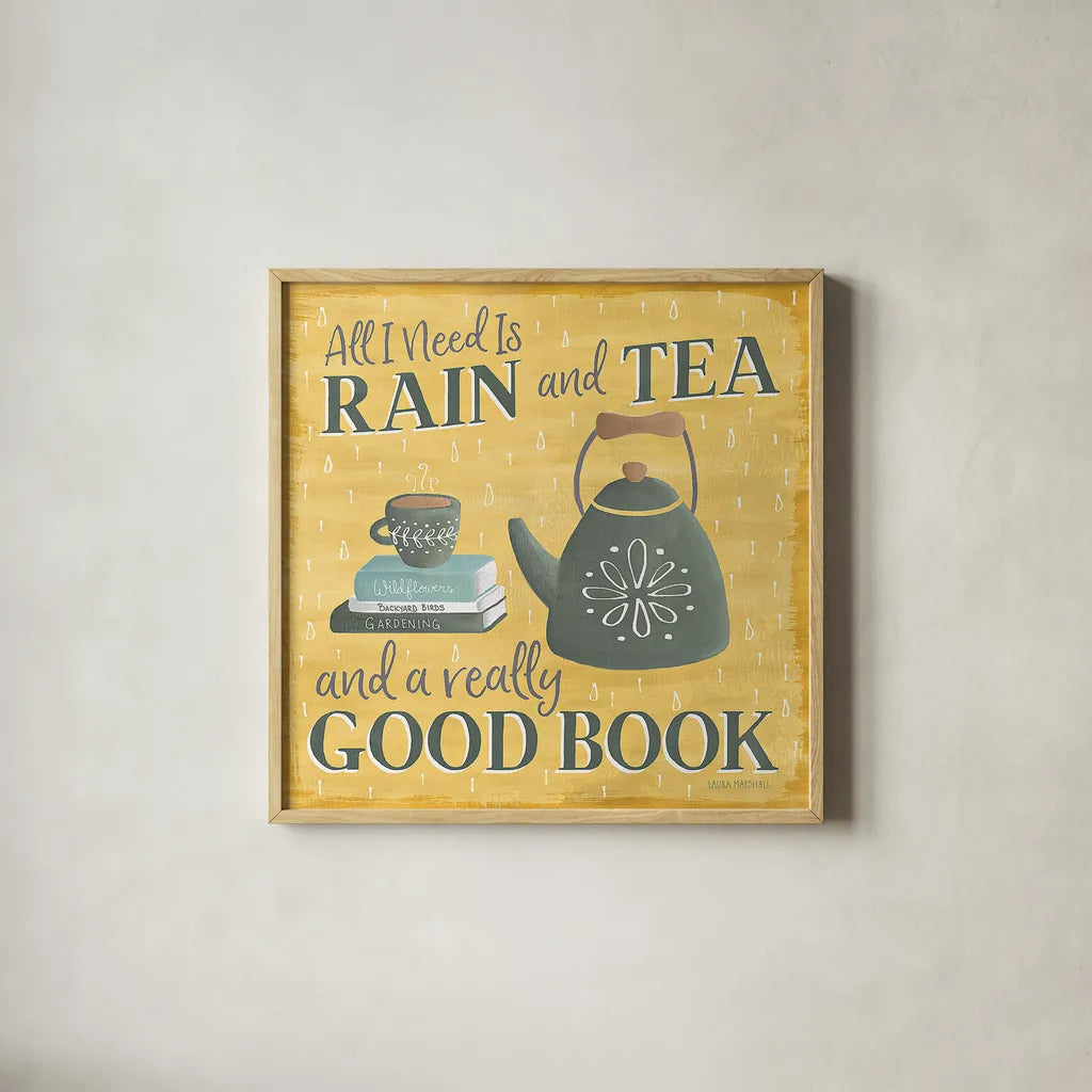 Smitten With Spring VII by Laura Marshall. Shown in a natural wood glass frame for a timeless modern aesthetic. Available as an archival giclee rolled canvas, fine art paper, or poster print. SKU 30831a.