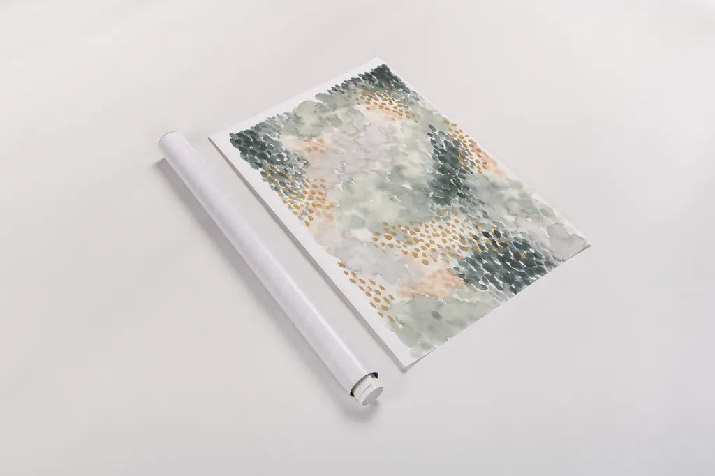 Spring Blooms I by Laura Marshall. shown as a rolled paper print. Available as archival giclee rolled canvas, fine art paper, or poster print. SKU 51631h.