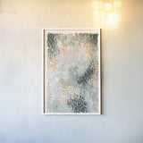 Spring Blooms I by Laura Marshall. shown as a paper print in a white frame. Available as a archival giclee rolled canvas, fine art paper, or poster print. SKU 51631h.