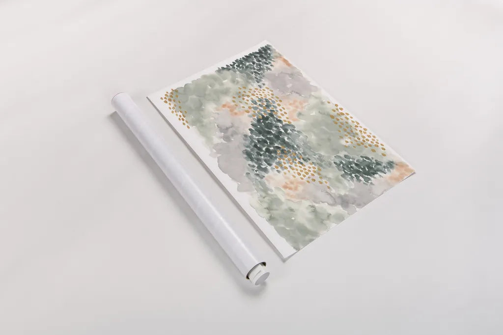 Spring Blooms II by Laura Marshall. shown as a rolled paper print. Available as archival giclee rolled canvas, fine art paper, or poster print. SKU 51632h.