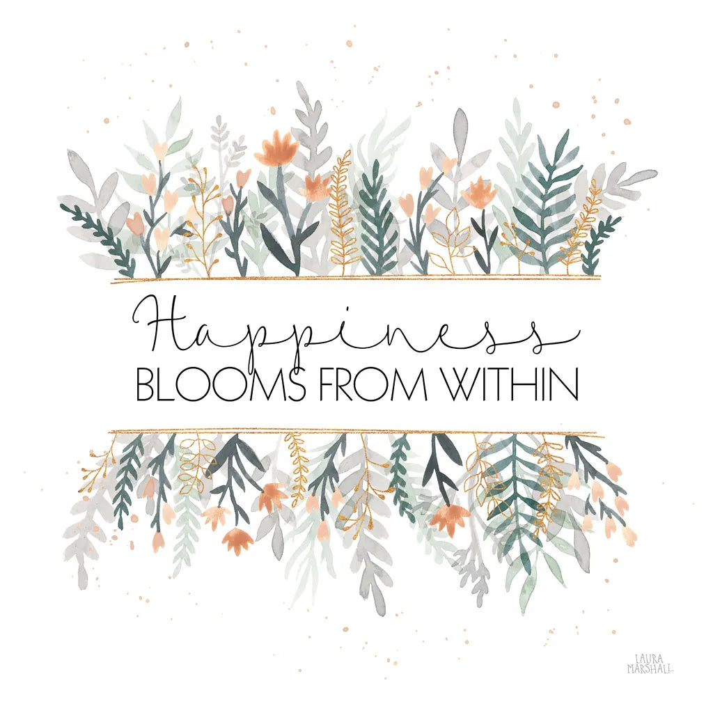 Spring Blooms III by Laura Marshall. SKU 51633a. Archival Giclee Fine art print for wall decor.