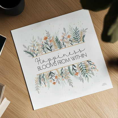 Spring Blooms III by Laura Marshall. Shown as a detailed flat fine art print, highlighting archival giclee quality. Available as an archival giclee rolled canvas, fine art paper, or poster print. SKU 51633a.