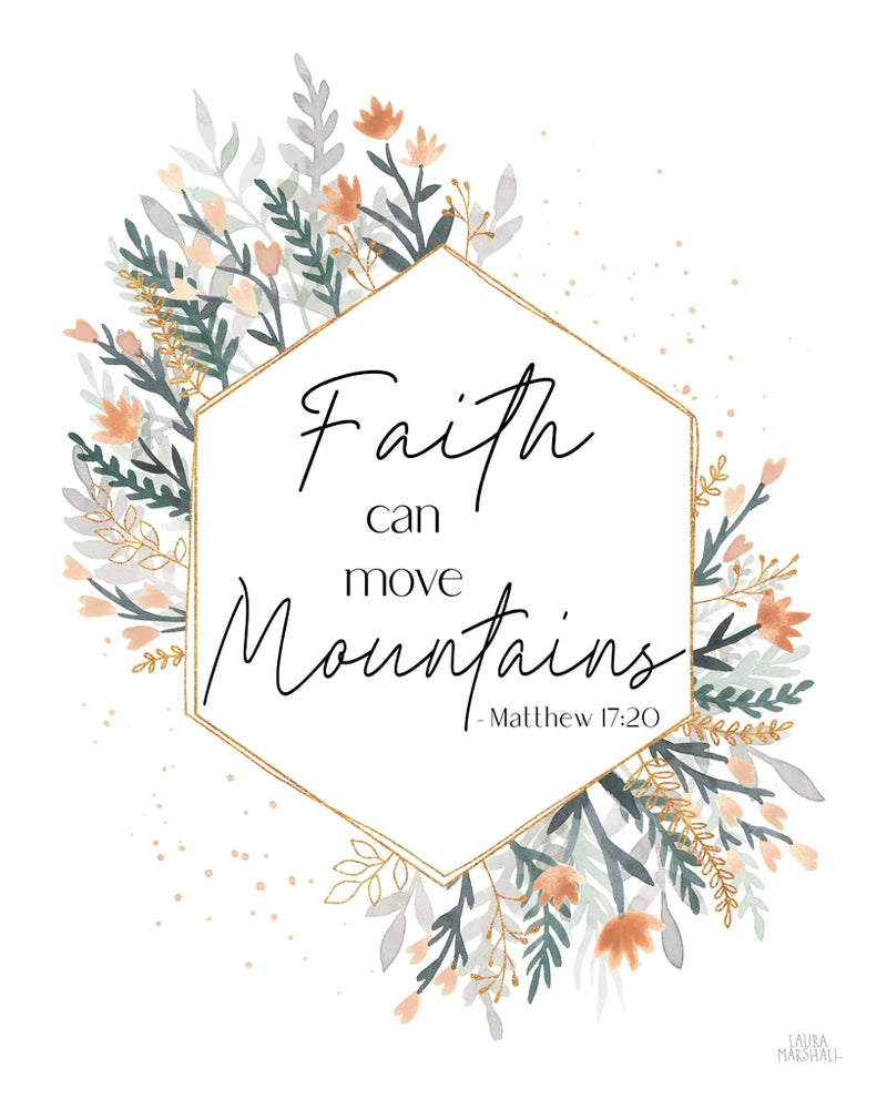 Spring Blooms V Faith by Laura Marshall