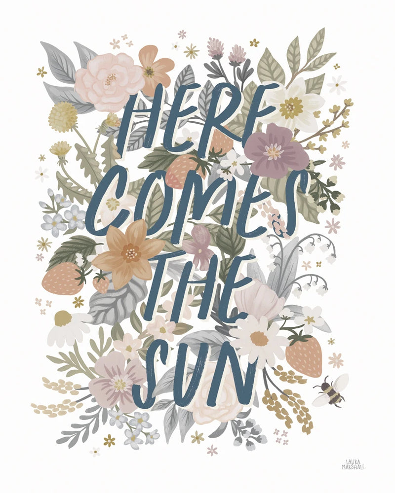 Spring Garden V Neutral by Laura Marshall