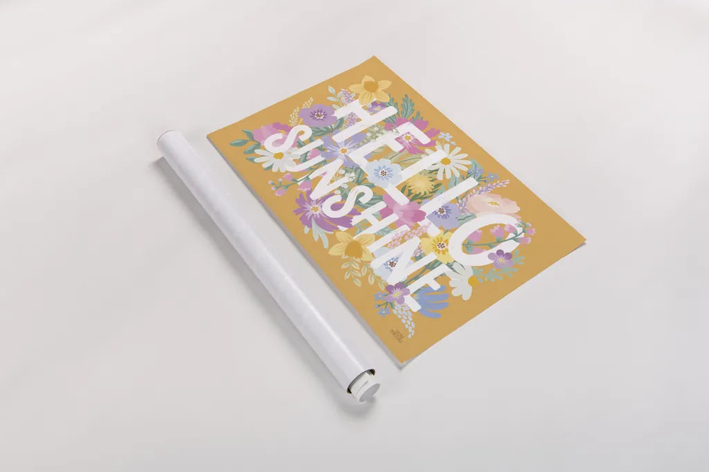 Spring Meadow IV by Laura Marshall. shown as a rolled paper print. Available as archival giclee rolled canvas, fine art paper, or poster print. SKU 86154i.