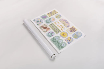 Spring Meadow IX by Laura Marshall. shown as a rolled paper print. Available as archival giclee rolled canvas, fine art paper, or poster print. SKU 86159i.