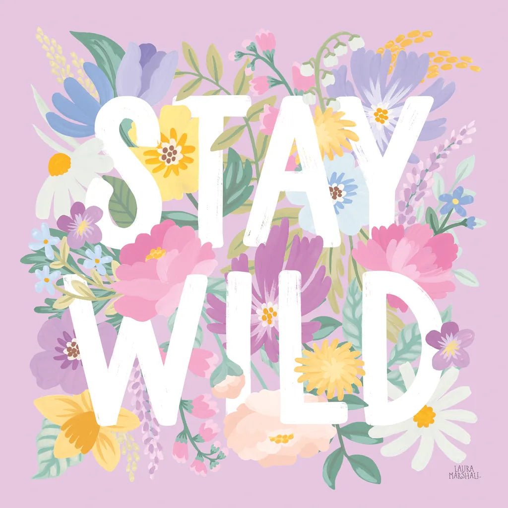 Spring Meadow V by Laura Marshall. SKU 86155a. Archival Giclee Fine art print for wall decor.