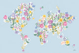 Spring Meadow World by Laura Marshall. SKU 86162i. Archival Giclee Fine art print for wall decor.