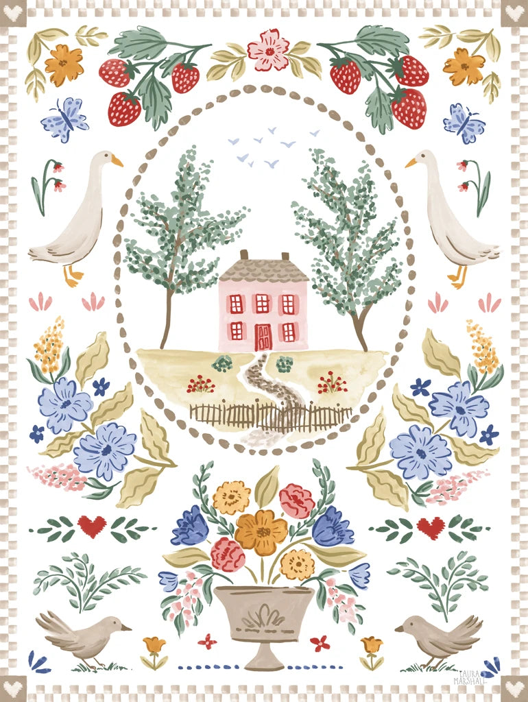 Spring Sampler III by Laura Marshall