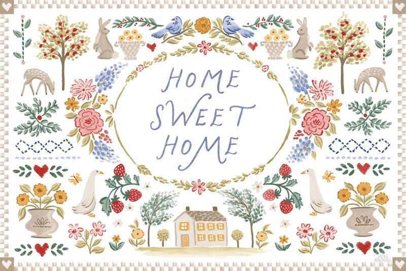 Spring Sampler IV by Laura Marshall
