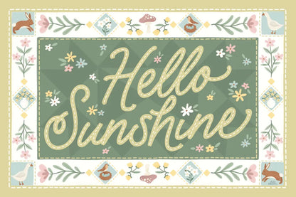 Spring Whimsy Bright I by Laura Marshall. SKU 98069i. Archival Giclee Fine art print for wall decor.