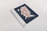 Stars and Stripes I by Laura Marshall. shown as a rolled paper print. Available as archival giclee rolled canvas, fine art paper, or poster print. SKU 76267i.