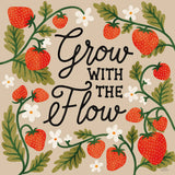 Strawberry Fields III Neutral by Laura Marshall. SKU 87425a. Archival Giclee Fine art print for wall decor.
