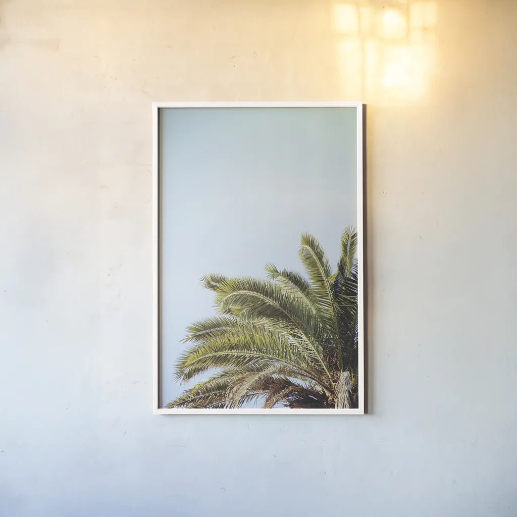 Summer I by Laura Marshall. shown as a paper print in a white frame. Available as a archival giclee rolled canvas, fine art paper, or poster print. SKU 42854h.