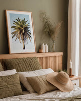 Summer IV by Laura Marshall. shown as a paper print in a natural frame. Available as a archival giclee rolled canvas, fine art paper, or poster print. SKU 42857h.