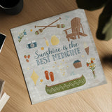 Summer Sunshine II by Laura Marshall. Shown as a detailed flat fine art print, highlighting archival giclee quality. Available as an archival giclee rolled canvas, fine art paper, or poster print. SKU 31213a.
