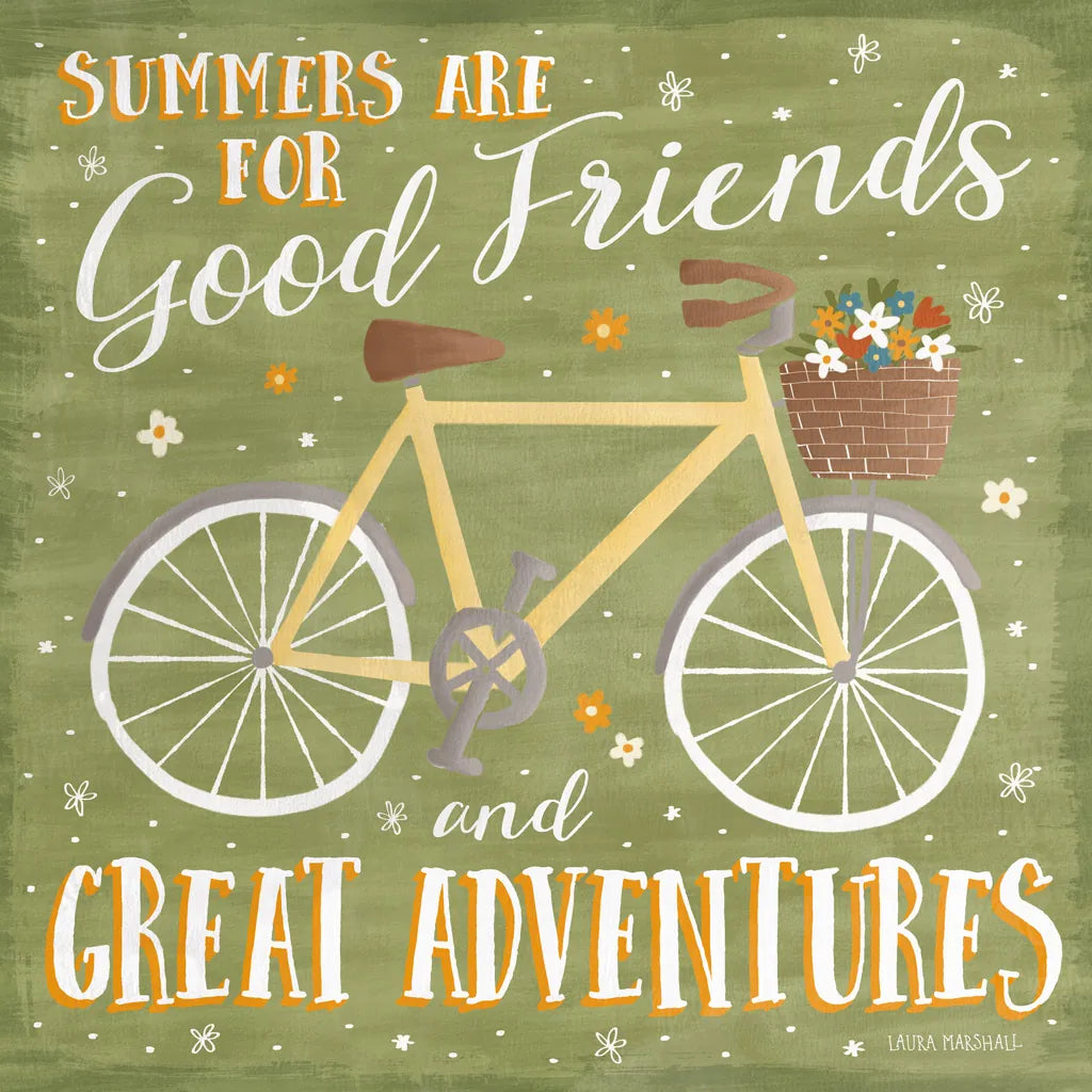 Summer Sunshine IV by Laura Marshall. SKU 31215a. Archival Giclee Fine art print for wall decor.