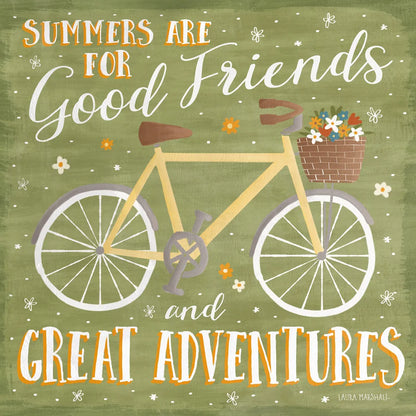 Summer Sunshine IV by Laura Marshall. SKU 31215a. Archival Giclee Fine art print for wall decor.