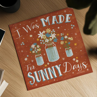 Summer Sunshine VII by Laura Marshall. Shown as a detailed flat fine art print, highlighting archival giclee quality. Available as an archival giclee rolled canvas, fine art paper, or poster print. SKU 31218a.