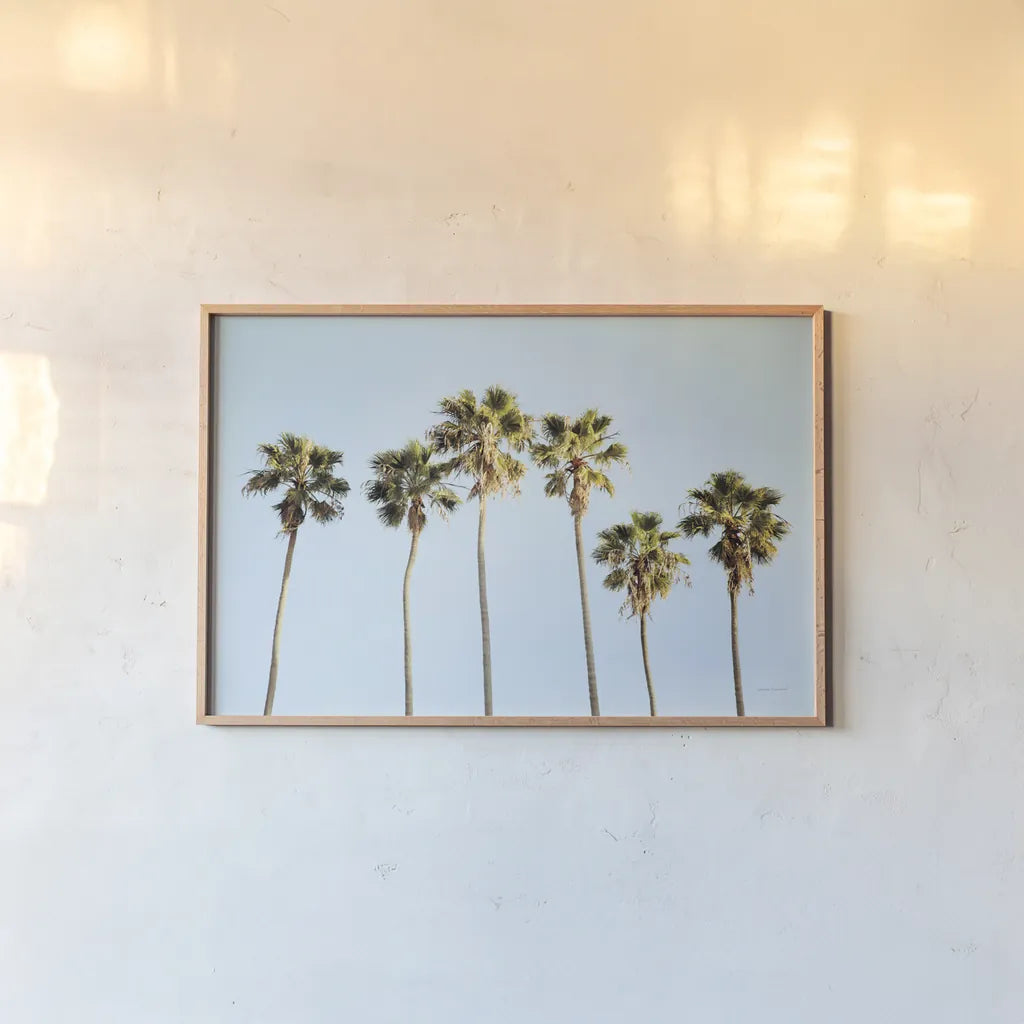 Summer V by Laura Marshall. shown as a paper print in a natural frame. Available as a archival giclee rolled canvas, fine art paper, or poster print. SKU 42858i.