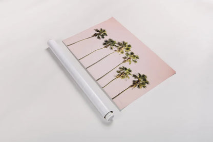 Summer V Pink by Laura Marshall. shown as a rolled paper print. Available as archival giclee rolled canvas, fine art paper, or poster print. SKU 82317i.