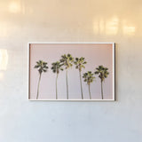 Summer V Pink by Laura Marshall. shown as a paper print in a white frame. Available as a archival giclee rolled canvas, fine art paper, or poster print. SKU 82317i.