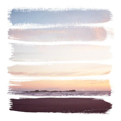 Sunset Stripes III by Laura Marshall. SKU 47190a. Archival Giclee Fine art print for wall decor.