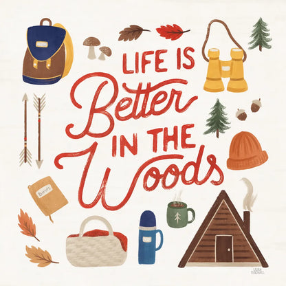 Take a Hike VII by Laura Marshall. SKU 63712a. Archival Giclee Fine art print for wall decor.