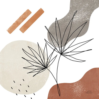 Terracotta Tropics II by Laura Marshall. SKU 56531a. Archival Giclee Fine art print for wall decor.