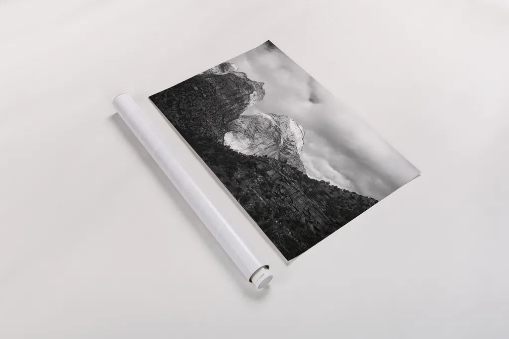 The East Temple by Laura Marshall. shown as a rolled paper print. Available as archival giclee rolled canvas, fine art paper, or poster print. SKU 64416i.