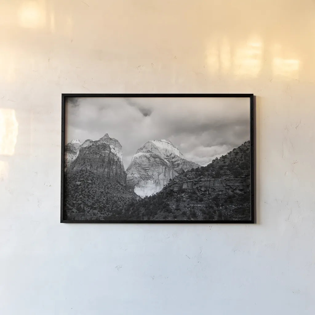 The East Temple by Laura Marshall. shown as a paper print in a black flame. Available as a archival giclee rolled canvas, fine art paper, or poster print. SKU 64416i.