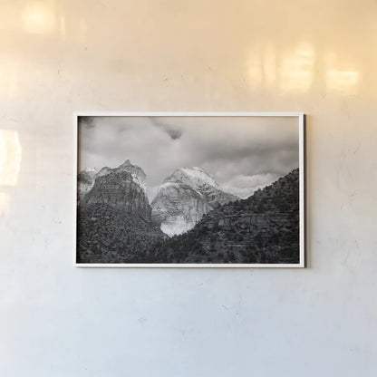 The East Temple by Laura Marshall. shown as a paper print in a white frame. Available as a archival giclee rolled canvas, fine art paper, or poster print. SKU 64416i.