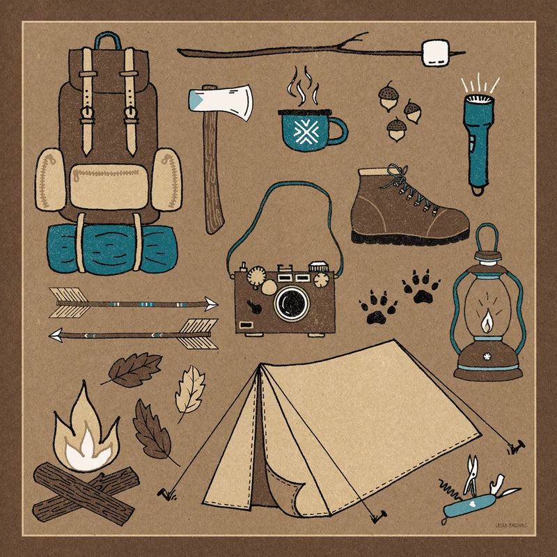 The Great Outdoors V by Laura Marshall. SKU 23388a. Archival Giclee Fine art print for wall decor.