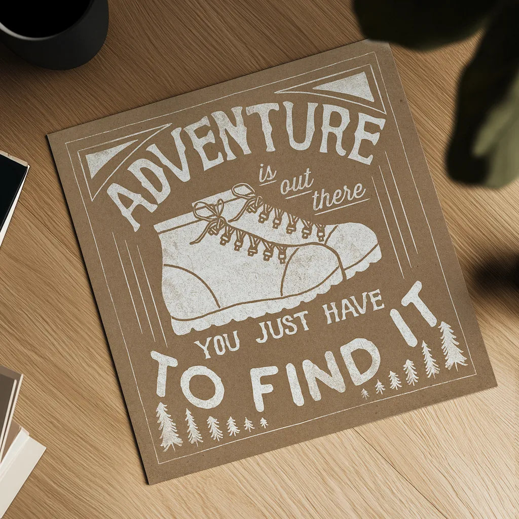 The Great Outdoors VII by Laura Marshall. Shown as a detailed flat fine art print, highlighting archival giclee quality. Available as an archival giclee rolled canvas, fine art paper, or poster print. SKU 23390a.