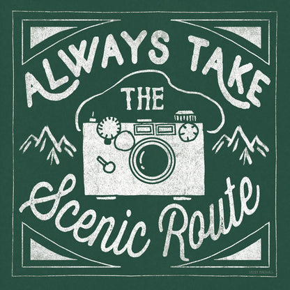 The Great Outdoors VIII Forest Green by Laura Marshall. SKU 63503a. Archival Giclee Fine art print for wall decor.