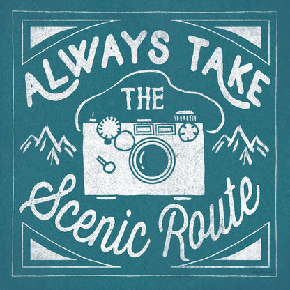 The Great Outdoors VIII Teal by Laura Marshall. SKU 47962a. Archival Giclee Fine art print for wall decor.