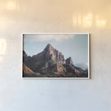 The Watchman I Color by Laura Marshall. shown as a paper print in a white frame. Available as a archival giclee rolled canvas, fine art paper, or poster print. SKU 78129i.