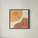 Through the Window III by Laura Marshall. Shown in a sleek black glass frame for a contemporary gallery look. Available as an archival giclee rolled canvas, fine art paper, or poster print. SKU 65144a.