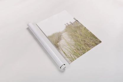 To the Beach Crop by Laura Marshall. shown as a rolled paper print. Available as archival giclee rolled canvas, fine art paper, or poster print. SKU 38776h.