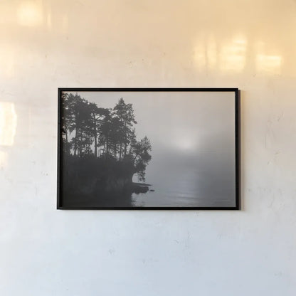 Tongue Point by Laura Marshall. shown as a paper print in a black flame. Available as a archival giclee rolled canvas, fine art paper, or poster print. SKU 64401i.