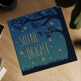 Twilight Fireflies II by Laura Marshall. Shown as a detailed flat fine art print, highlighting archival giclee quality. Available as an archival giclee rolled canvas, fine art paper, or poster print. SKU 18519a.