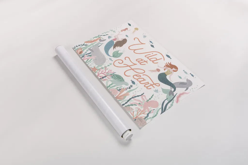 Under the Sea I by Laura Marshall. shown as a rolled paper print. Available as archival giclee rolled canvas, fine art paper, or poster print. SKU 62517i.